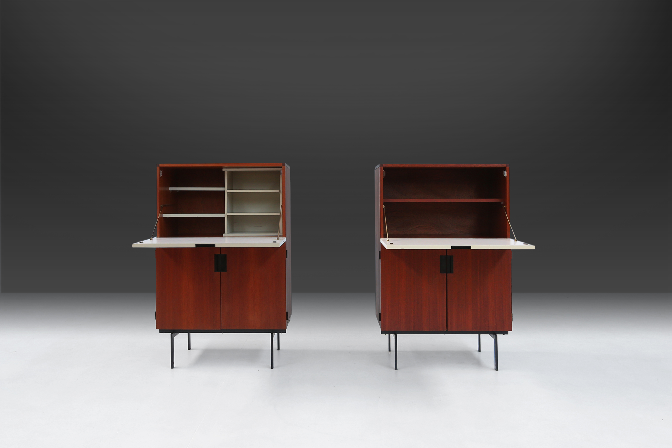 Set of two Cees Braakman CU07 cabinets